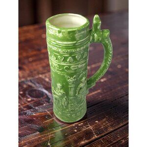 Vintage 1973 Holland Mold Handcrafted 16" Ceramic Beer Tankard